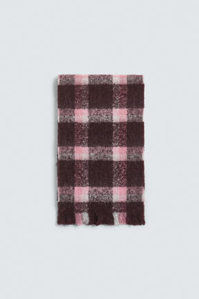 BRUSHED CHECK SCARF - Image 4