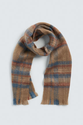BRUSHED CHECK SCARF - Image 3