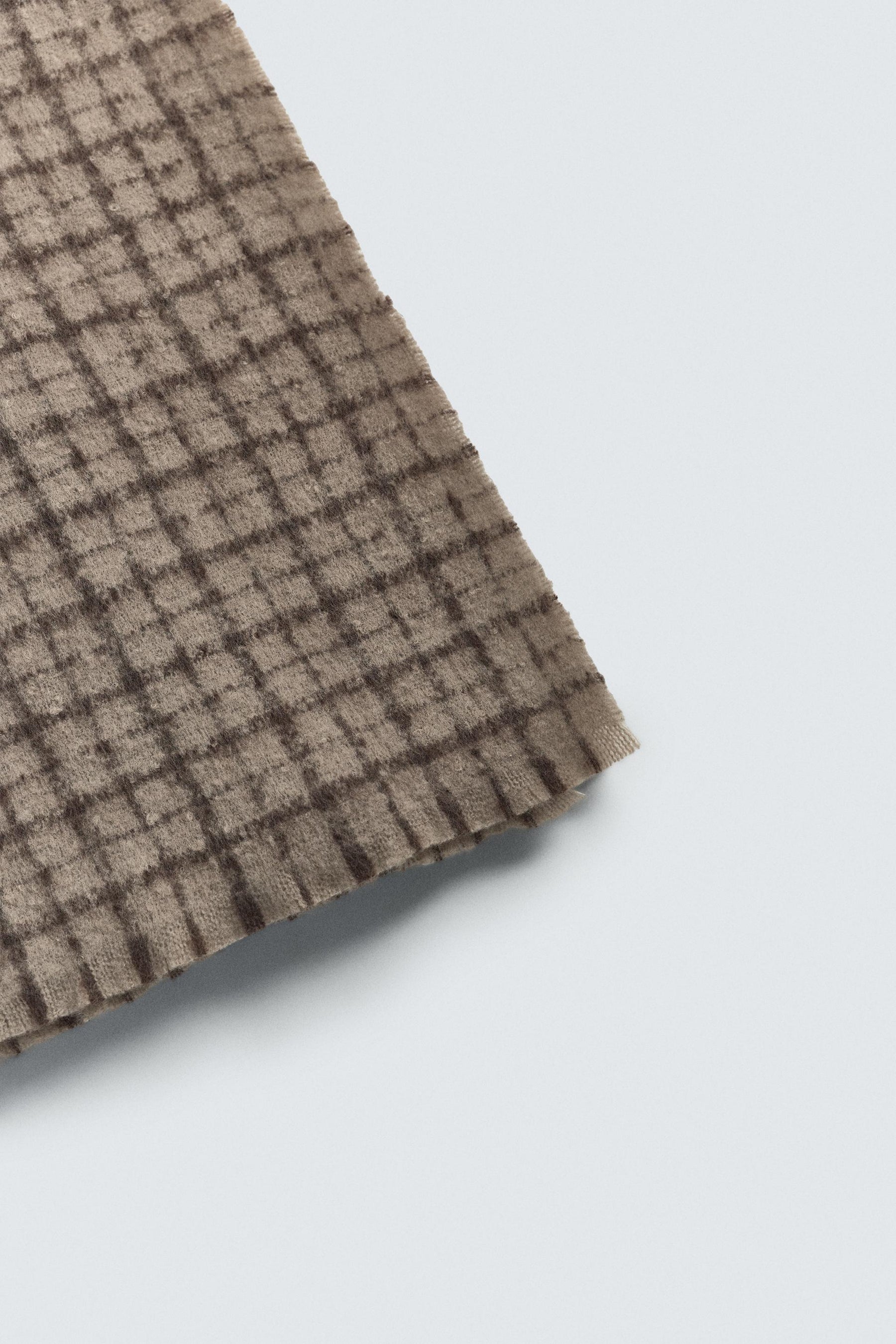 BRUSHED CHECK SCARF - Image 5