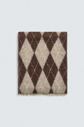 DIAMOND JACQUARD SCARF - Image 3