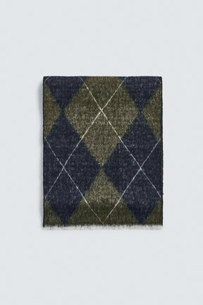 DIAMOND JACQUARD SCARF - Image 4