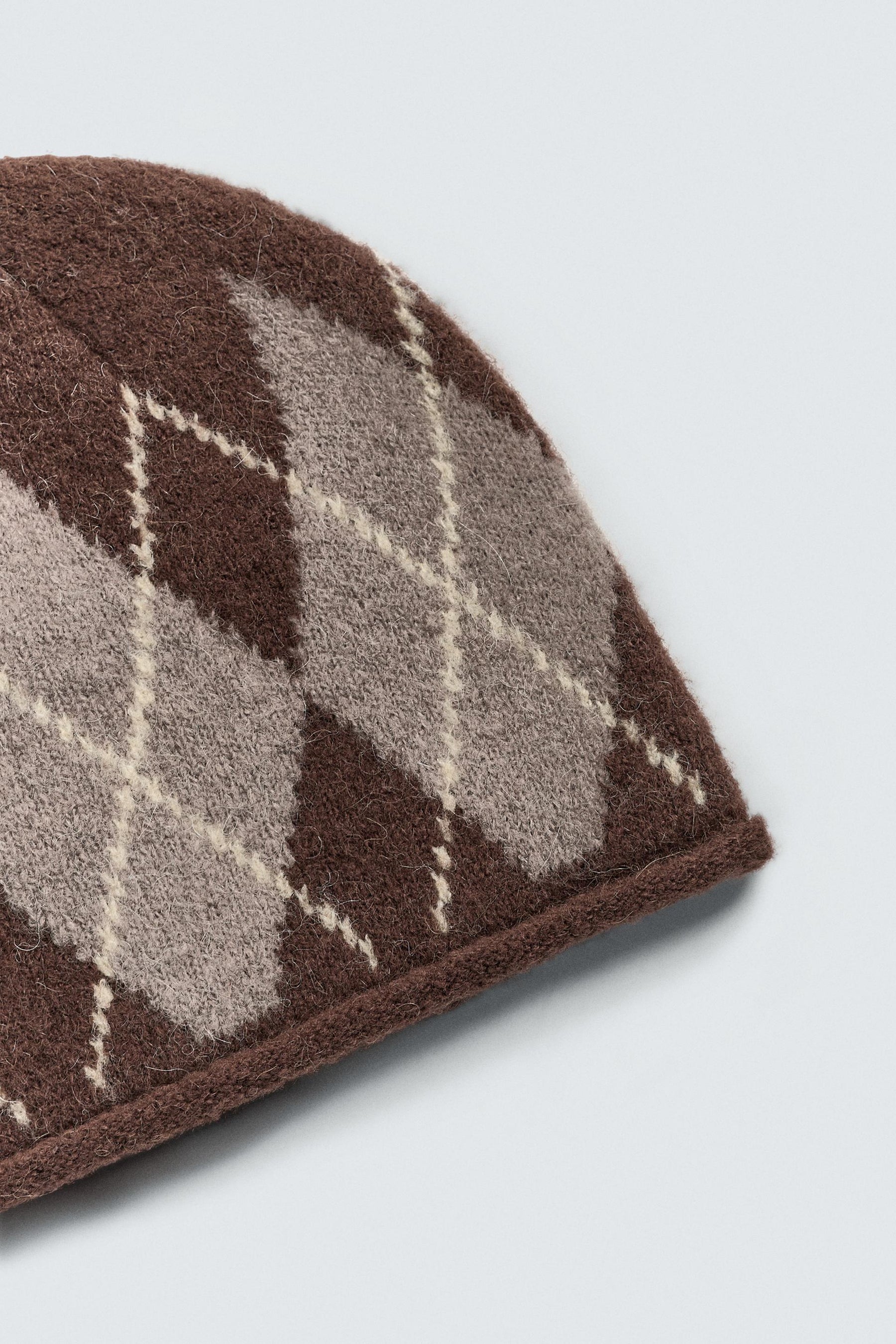 ARGYLE JACQUARD BEANIE - Image 6