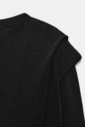 KNIT JUMPER WITH PADS