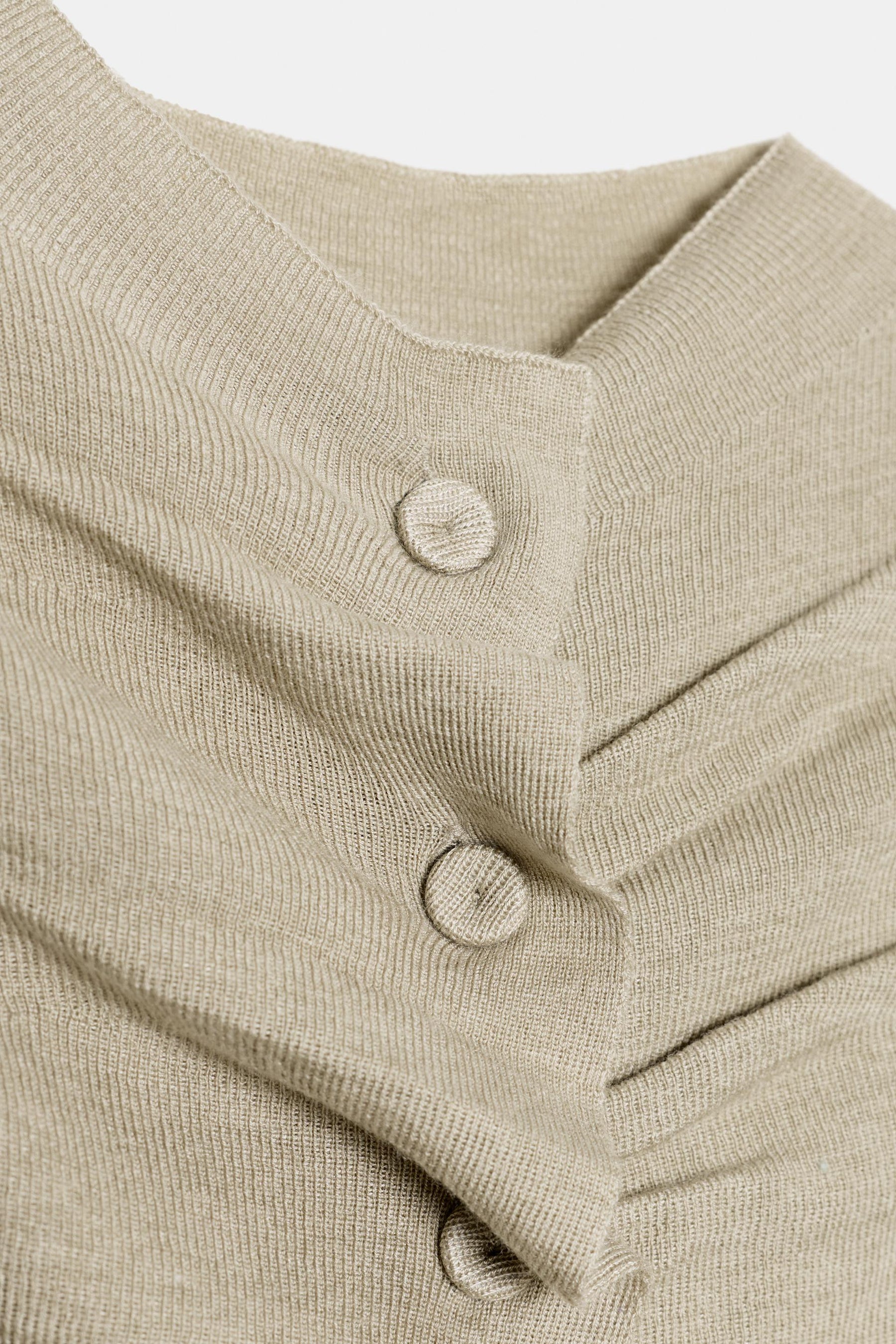 DRAPED KNIT CARDIGAN - Image 7