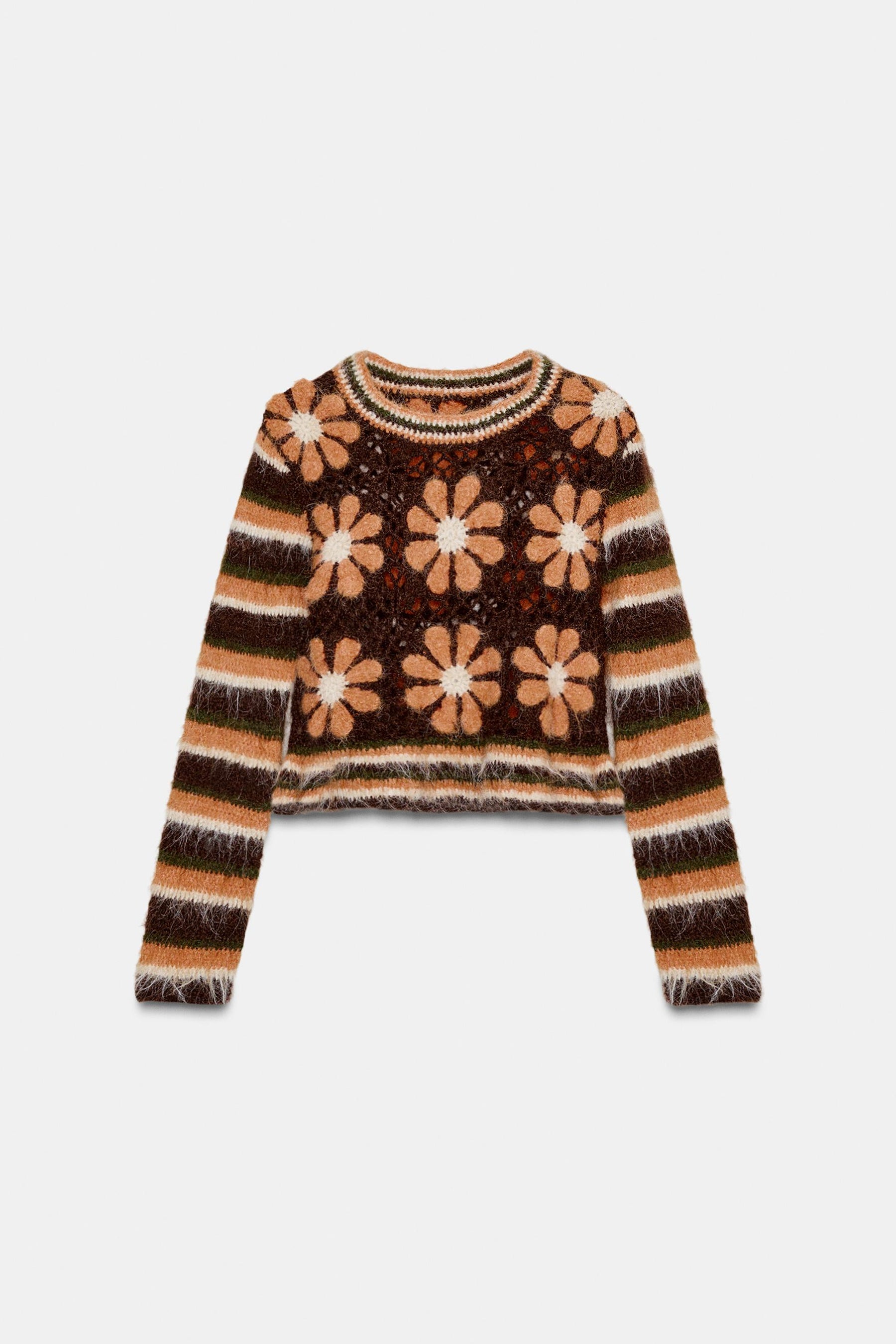 KNIT FLORAL JUMPER - Image 5