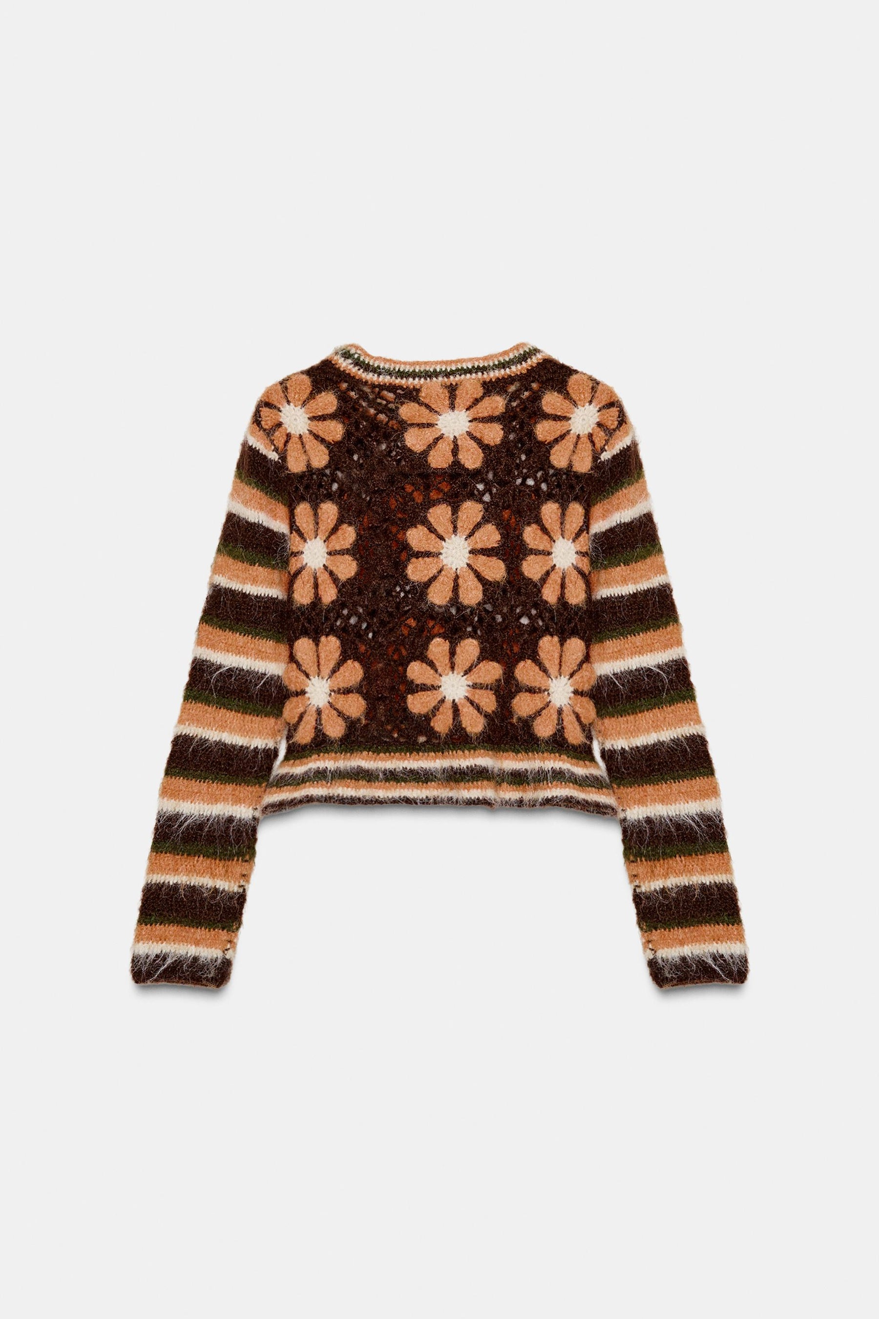 FLORAL KNIT JUMPER