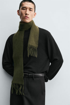 NARROW FRINGED SCARF - Image 2