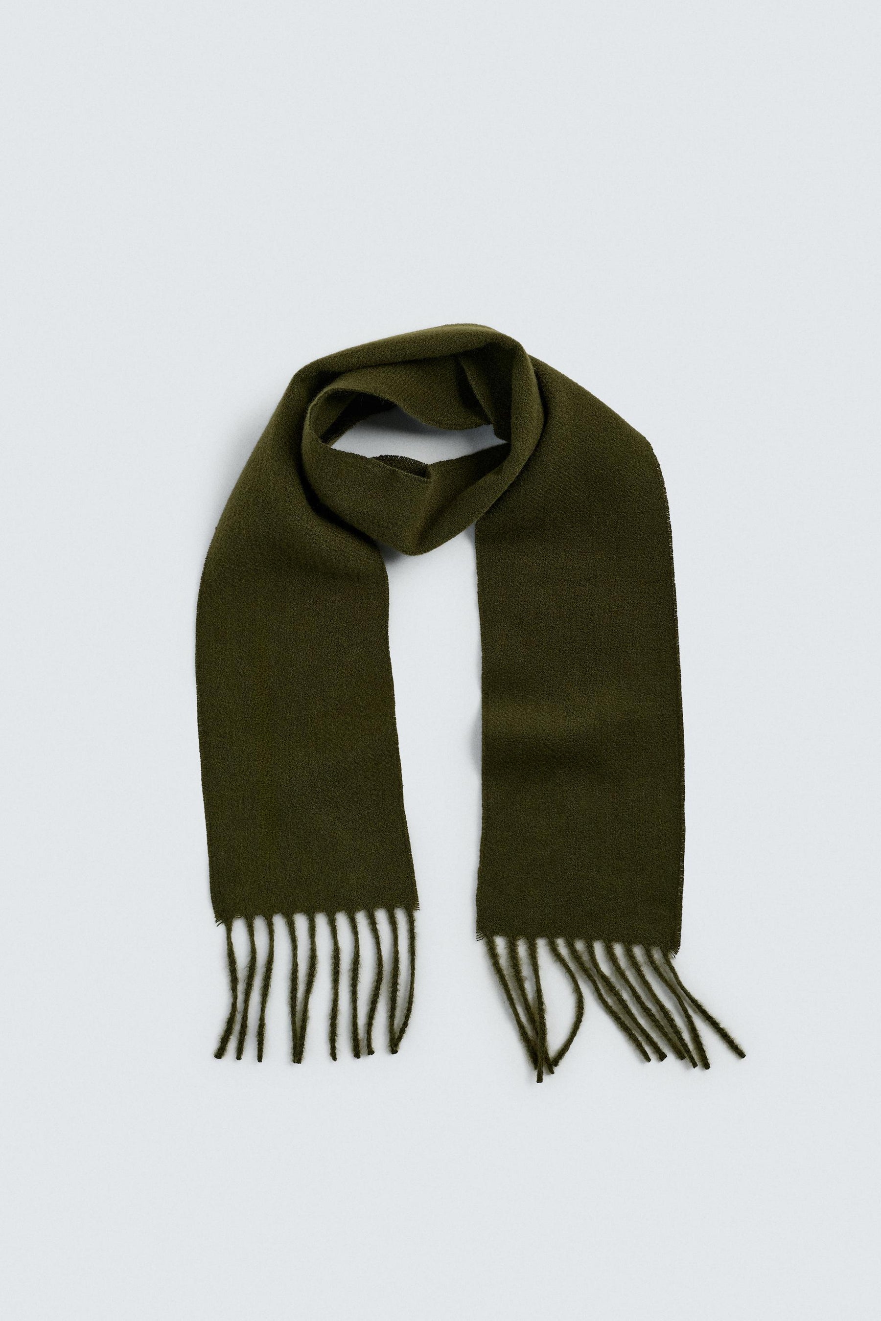 NARROW FRINGED SCARF - Image 4