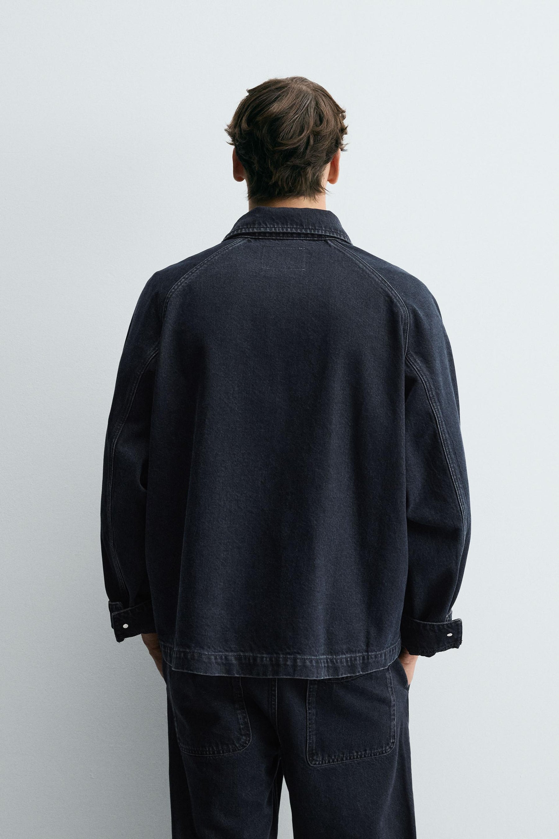 DENIM JACKET WITH POCKETS - Image 3