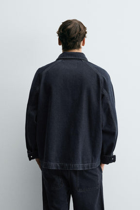 DENIM JACKET WITH POCKETS - Image 3