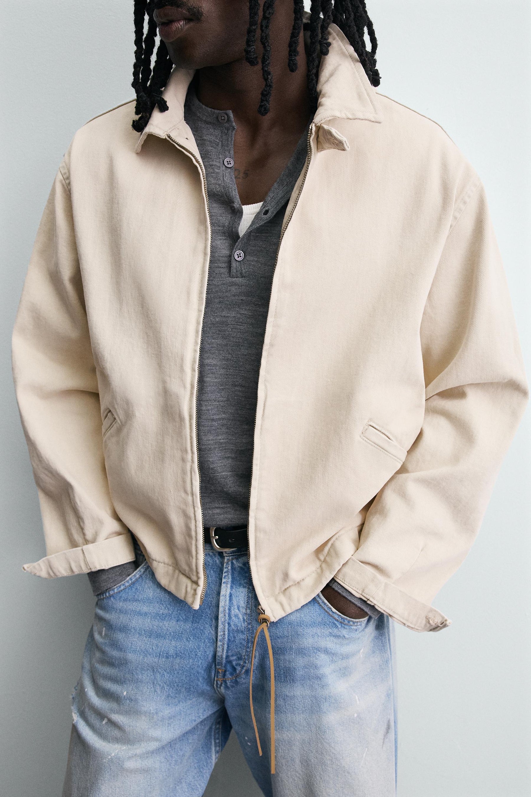 DENIM ZIP-UP JACKET - Image 6