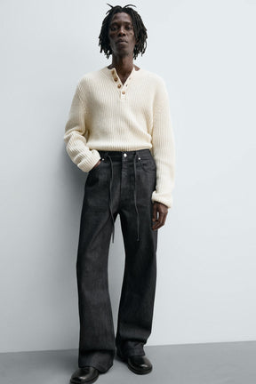 RELAXED FLARE FIT JEANS - Image 5