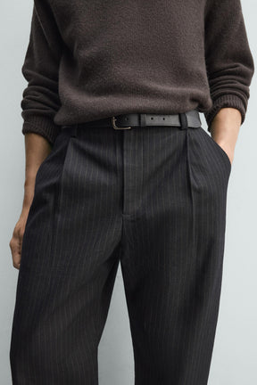 Striped Relaxed Trousers