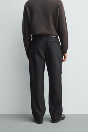 Striped Relaxed Trousers