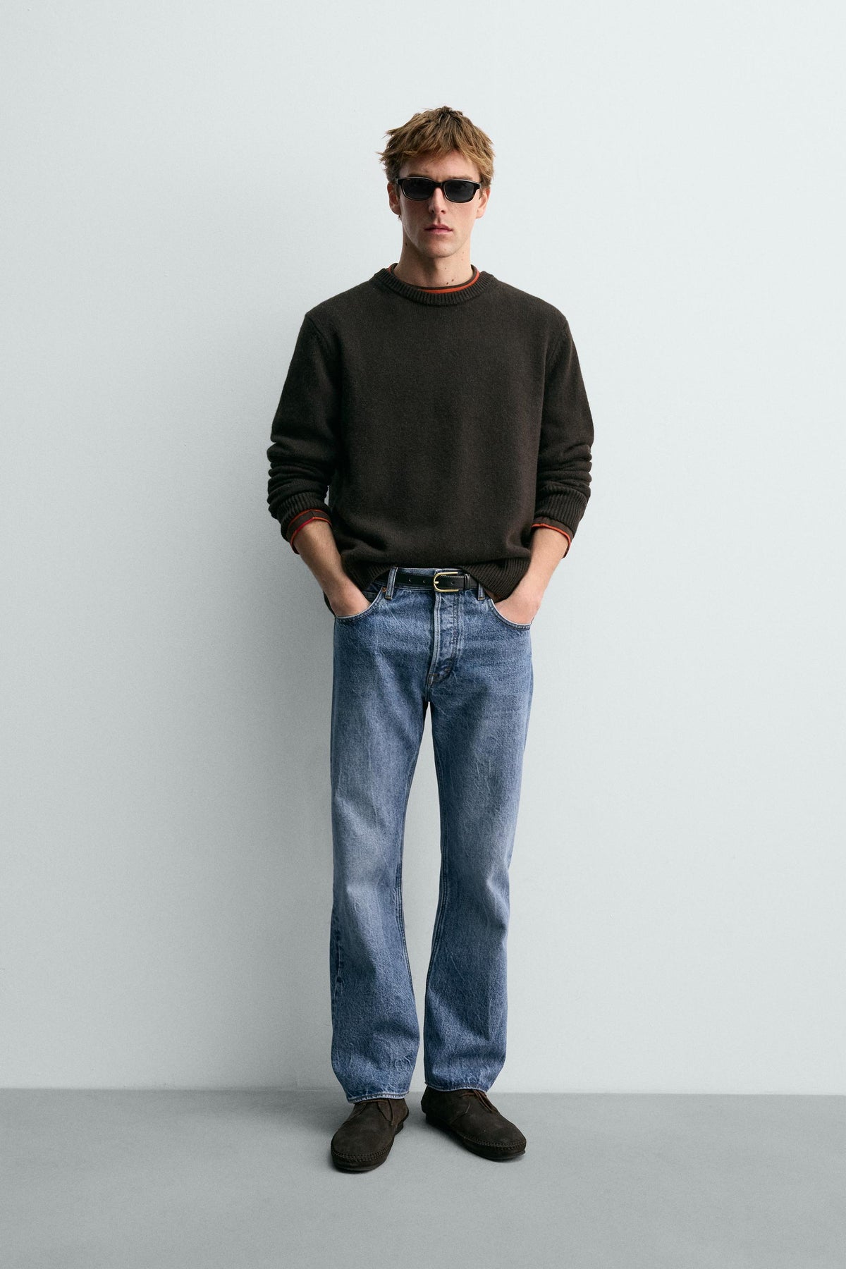 Bootcut Straight Jeans