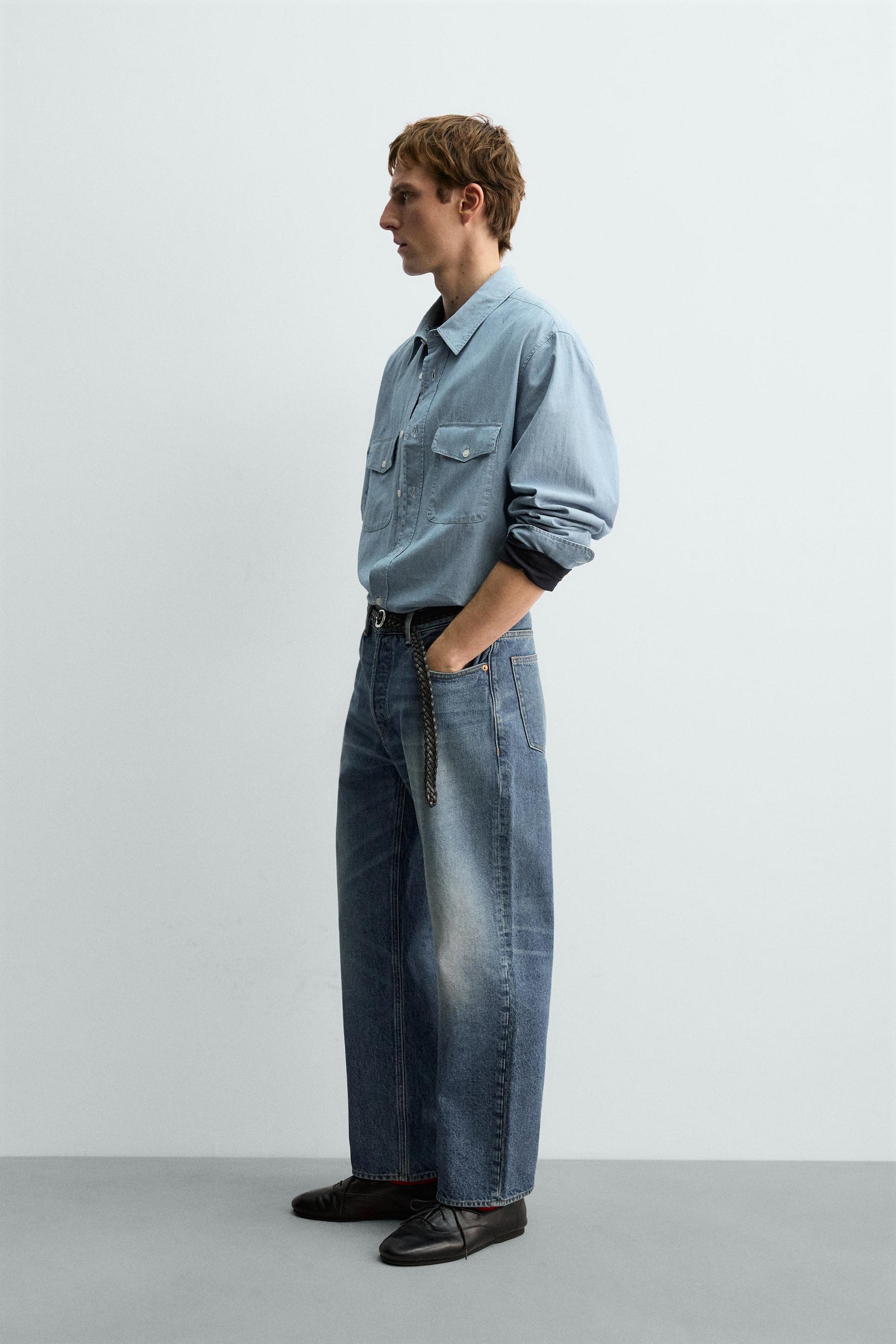 AARON LEVINE X RELAXED STRAIGHT-LEG JEANS - Image 4