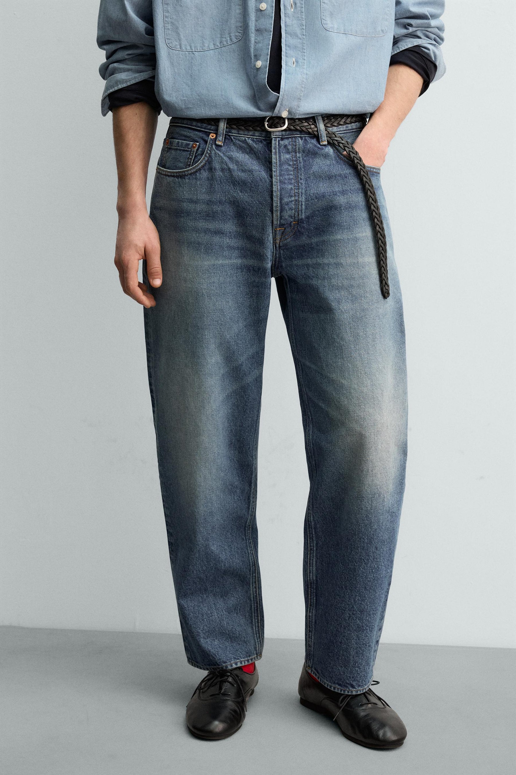 AARON LEVINE X RELAXED STRAIGHT-LEG JEANS - Image 6