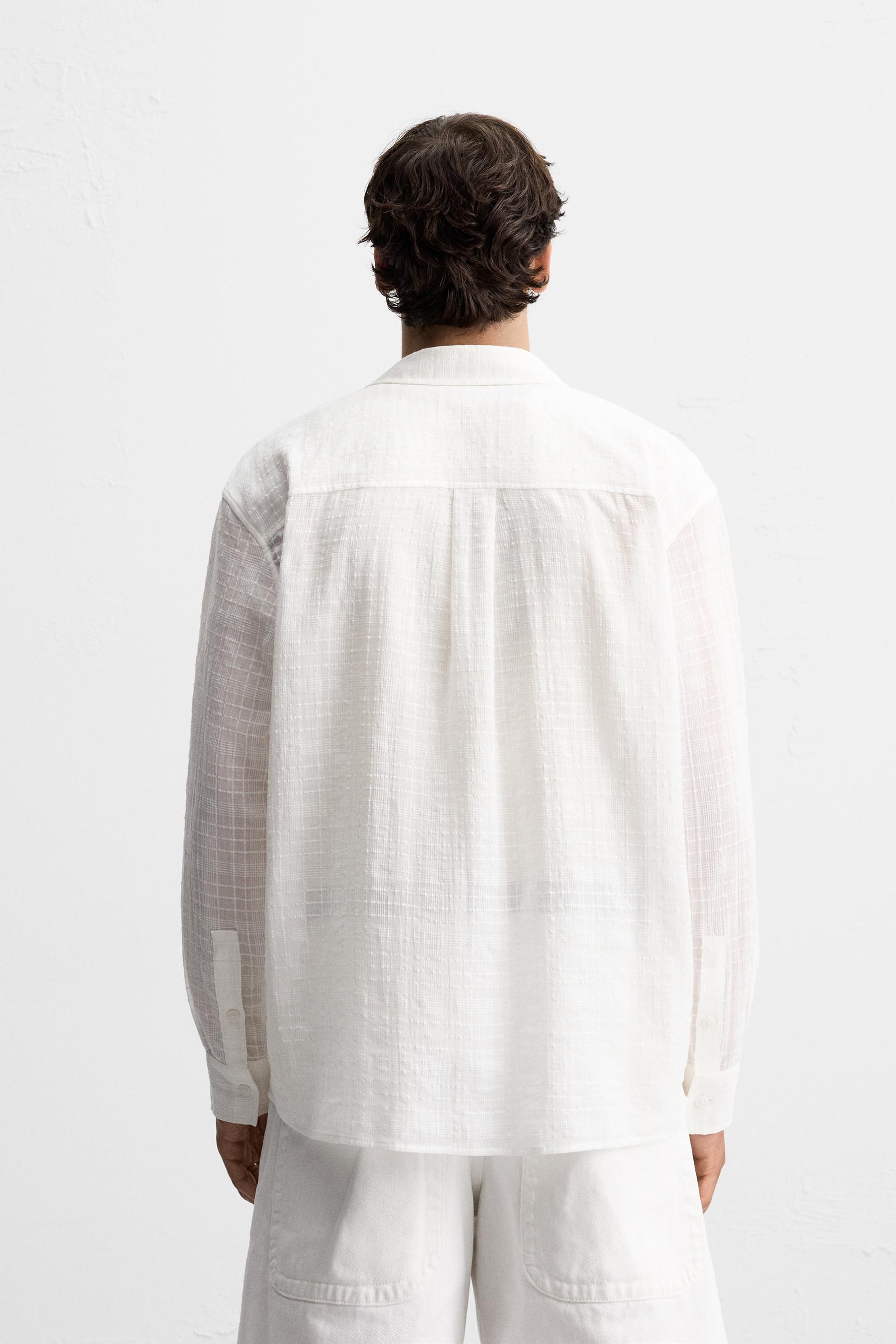 CHECK JACQUARD SHIRT - Image 3