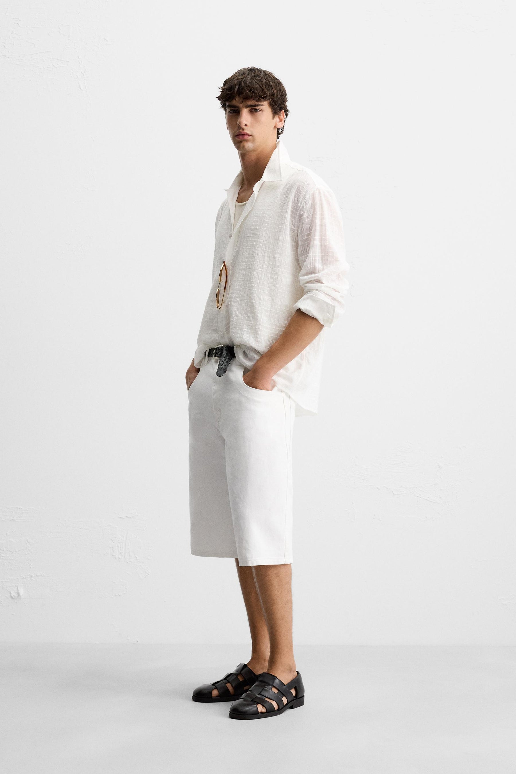 CHECK JACQUARD SHIRT - Image 4