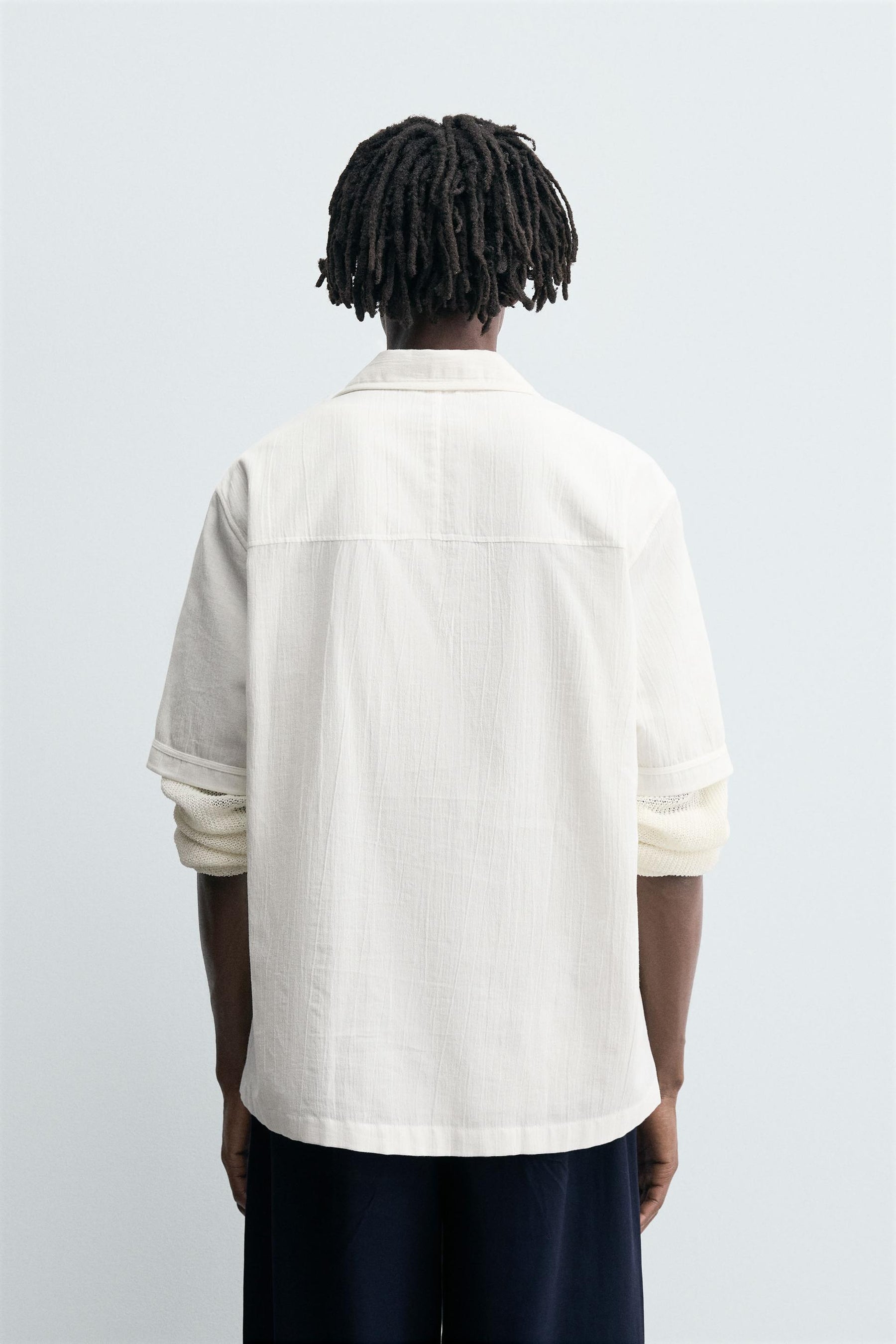 RELAXED FIT TEXTURED SHIRT - Image 3