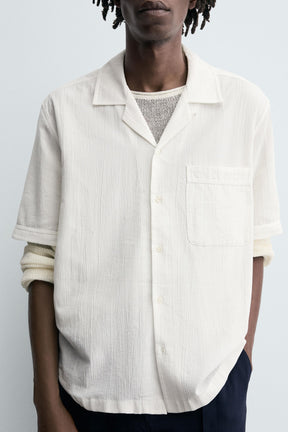 RELAXED FIT TEXTURED SHIRT - Image 6