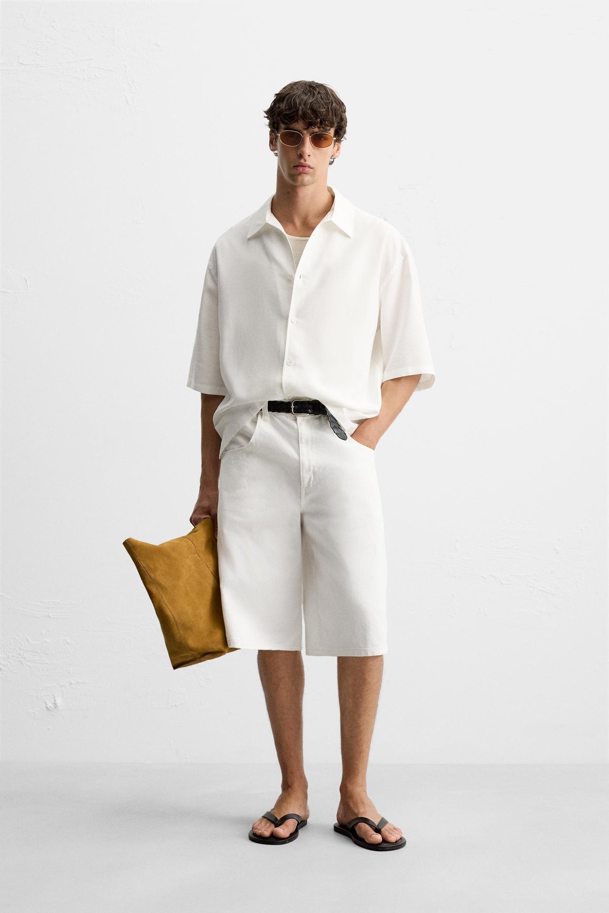 RELAXED FIT FLOWING SHIRT - Image 1