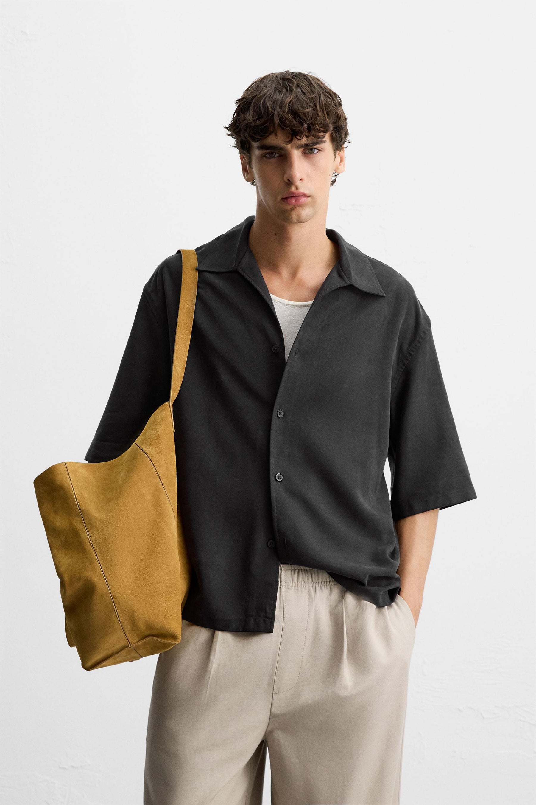 RELAXED FIT FLOWING SHIRT - Image 2