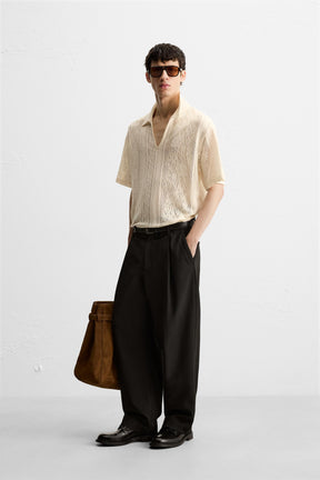 Textured Jacquard Polo