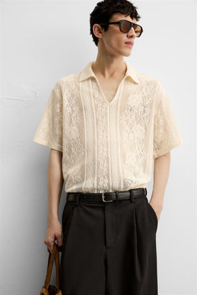 Textured Jacquard Polo