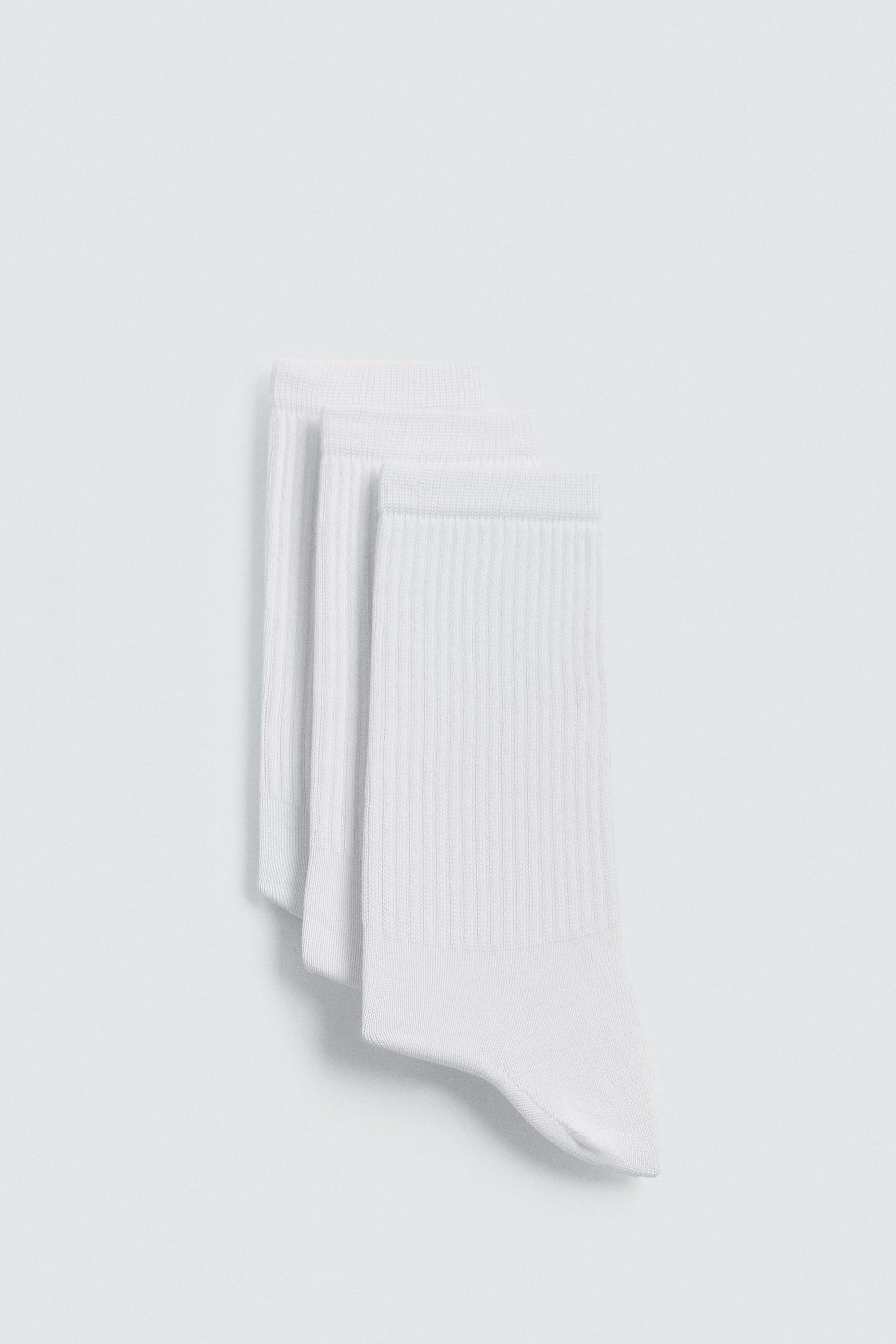 3-PACK OF BASIC RIBBED SOCKS - Image 1