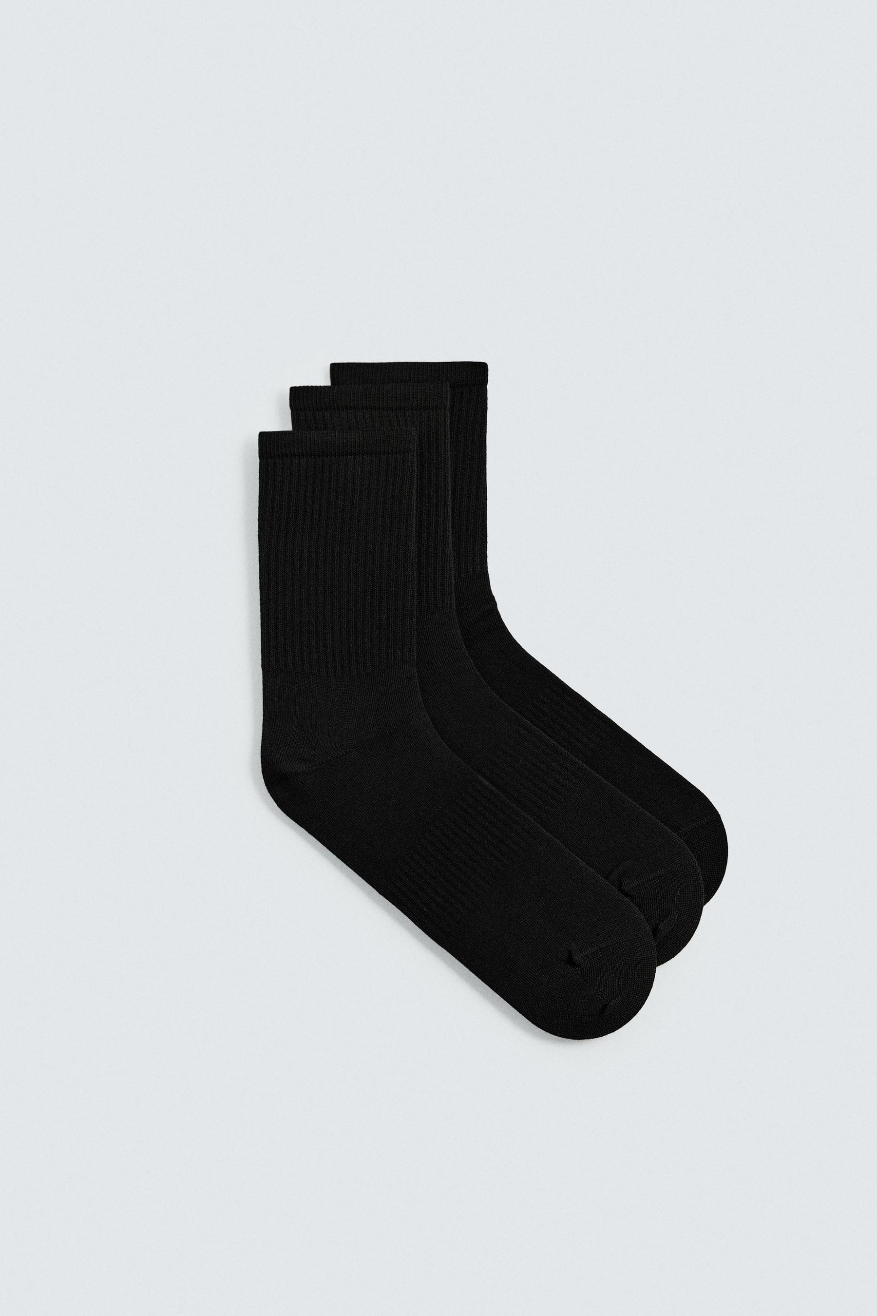 3-PACK OF BASIC RIBBED SOCKS - Image 2