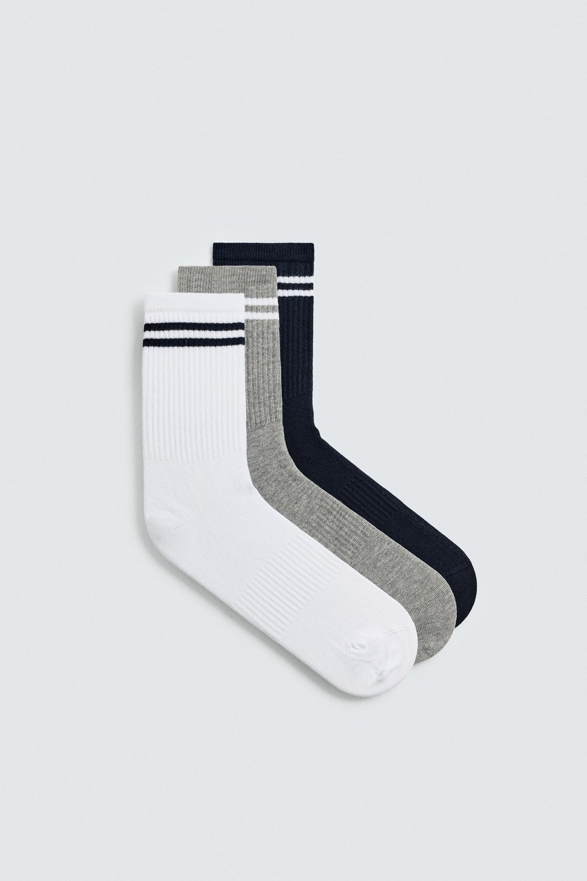 STRIPED SOCKS 3-PACK - Image 2