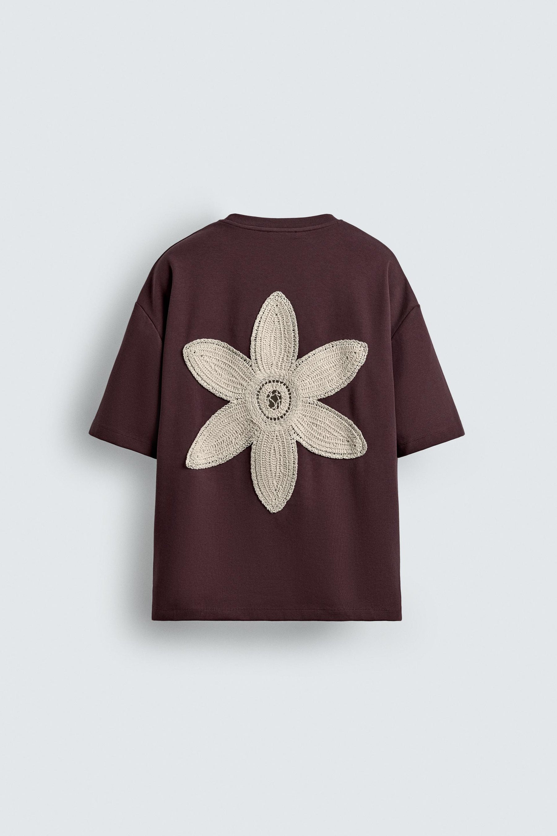 EMBROIDERED FLOWER T-SHIRT - Image 7