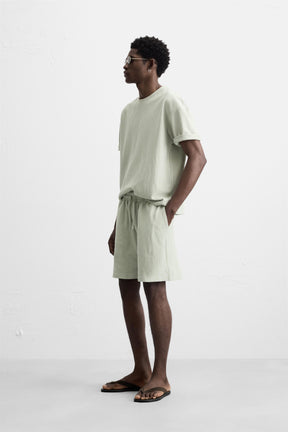 TEXTURED RELAXED FIT T-SHIRT - Image 4