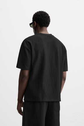 TEXTURED RELAXED FIT T-SHIRT - Image 3