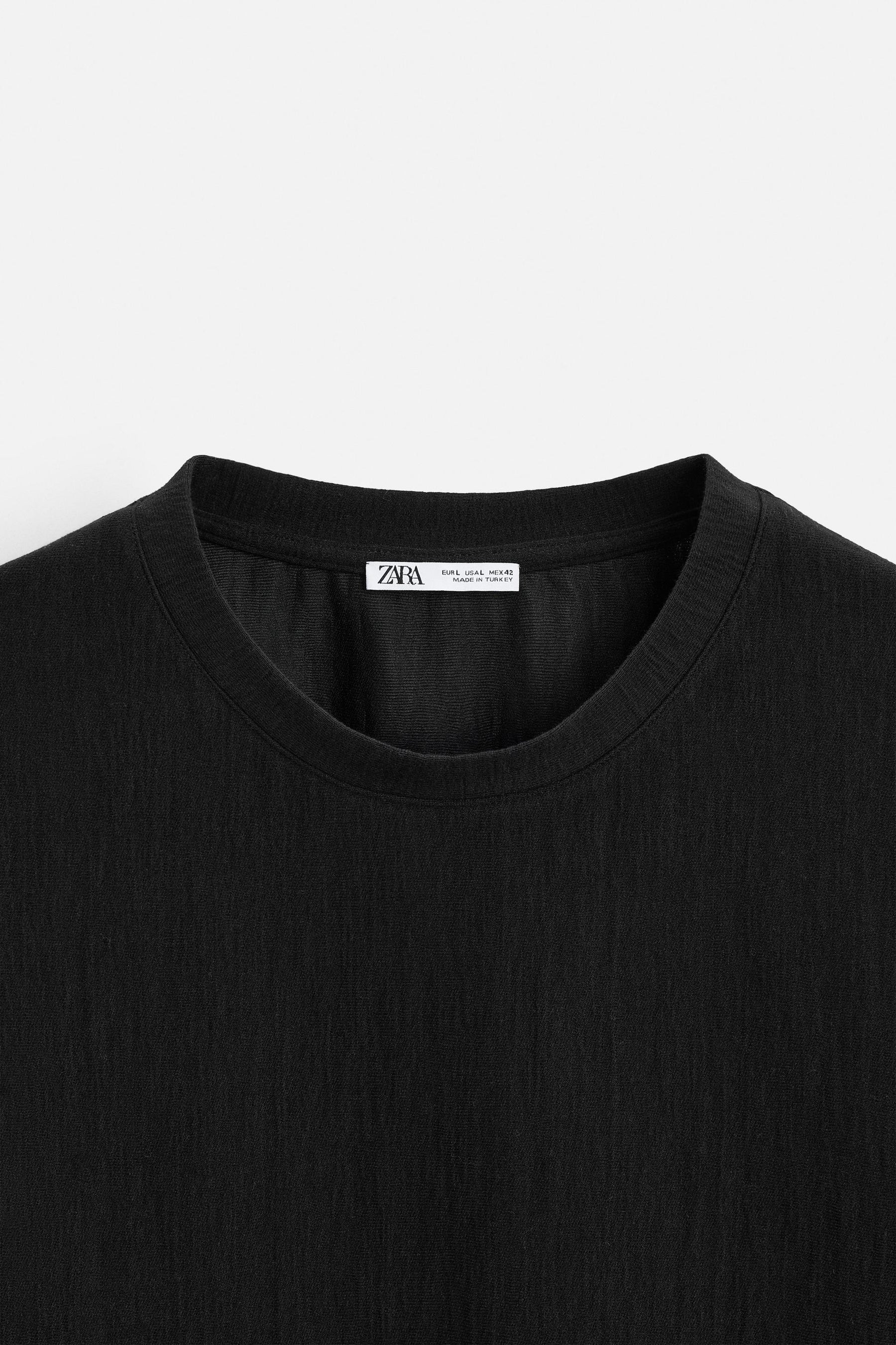 TEXTURED RELAXED FIT T-SHIRT - Image 7