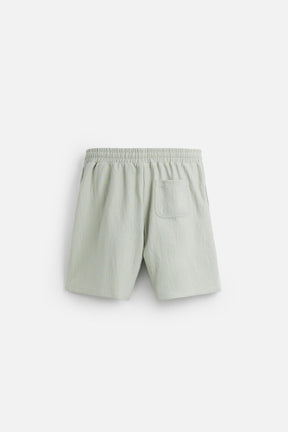 TEXTURED JOGGER BERMUDA SHORTS - Image 8