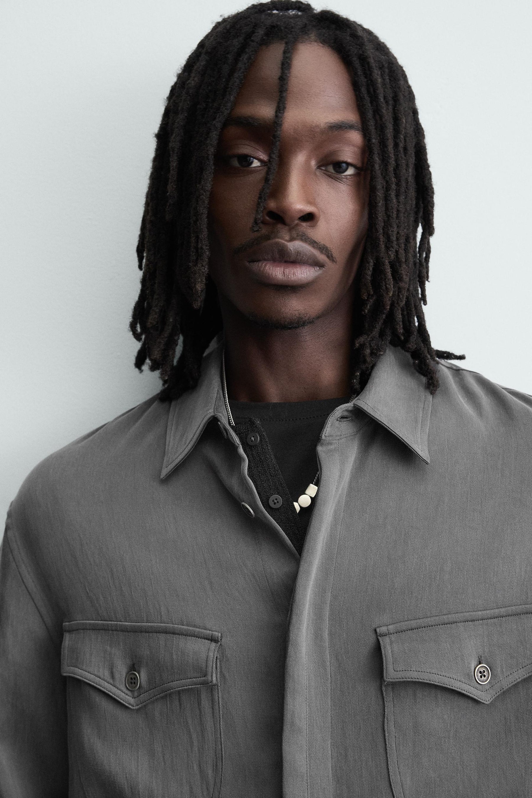 FLUID SHIRT WITH POCKETS - Image 5