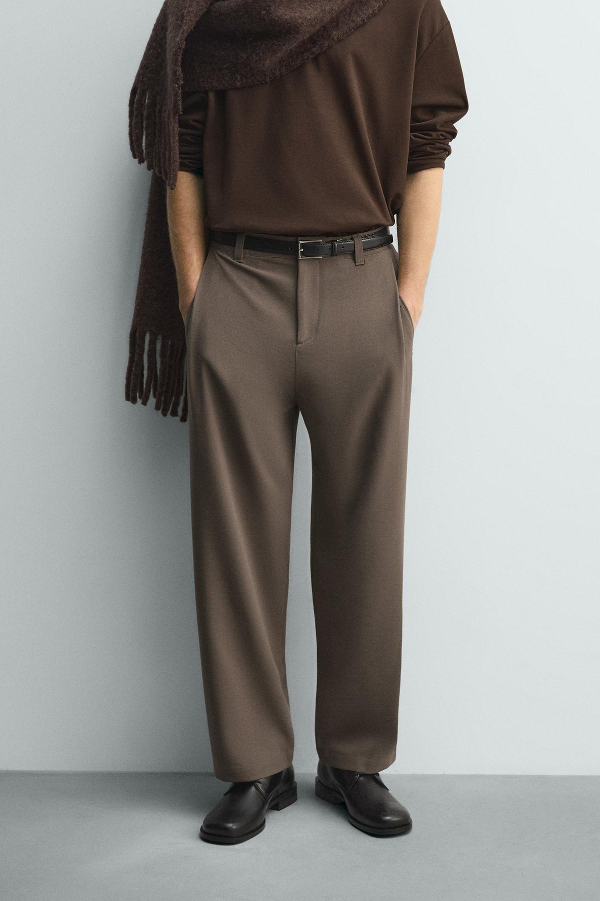PLEATED RELAXED FIT TROUSERS - Image 2
