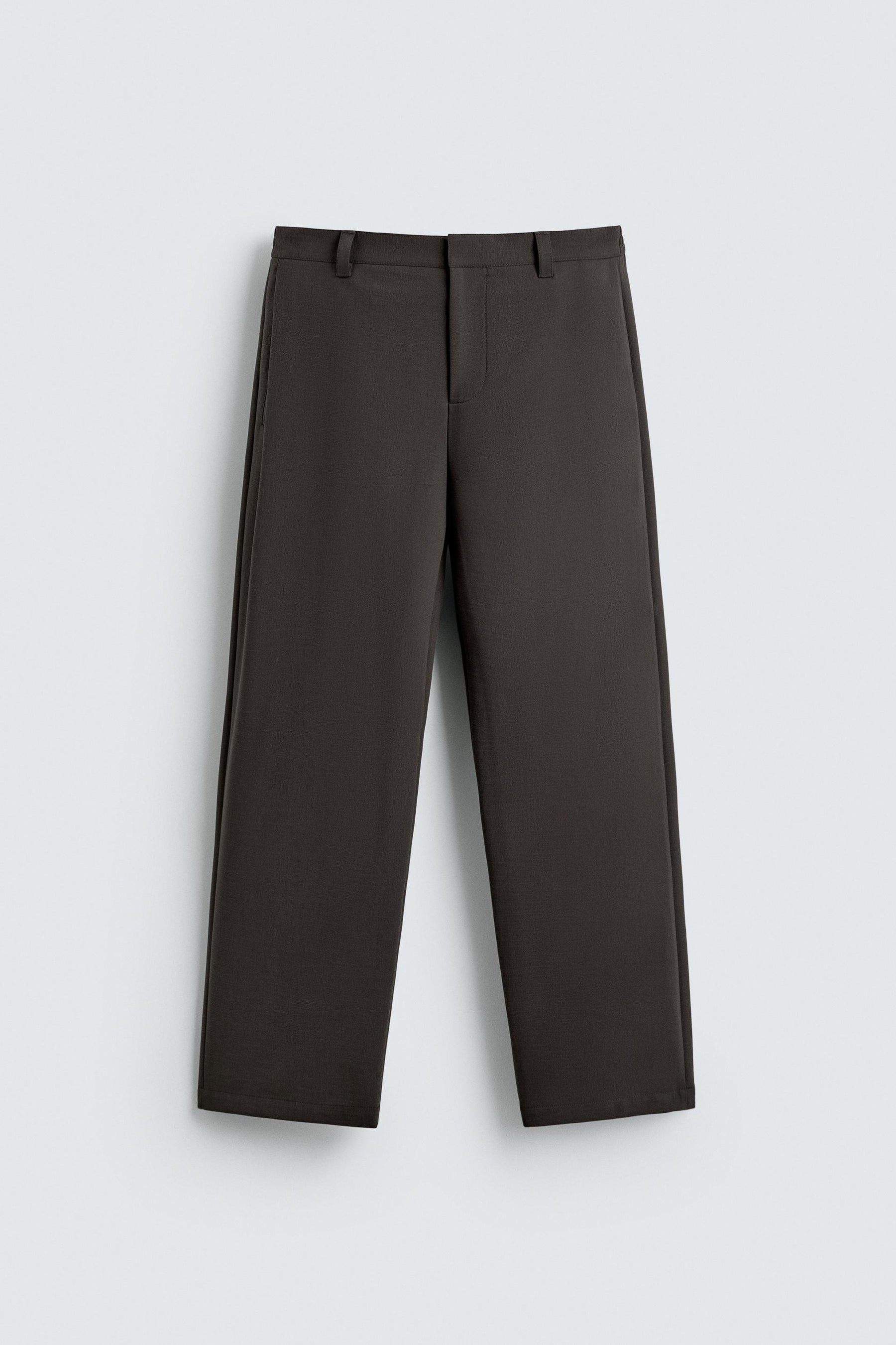 RELAXED FIT PLEATED TROUSERS - Image 7