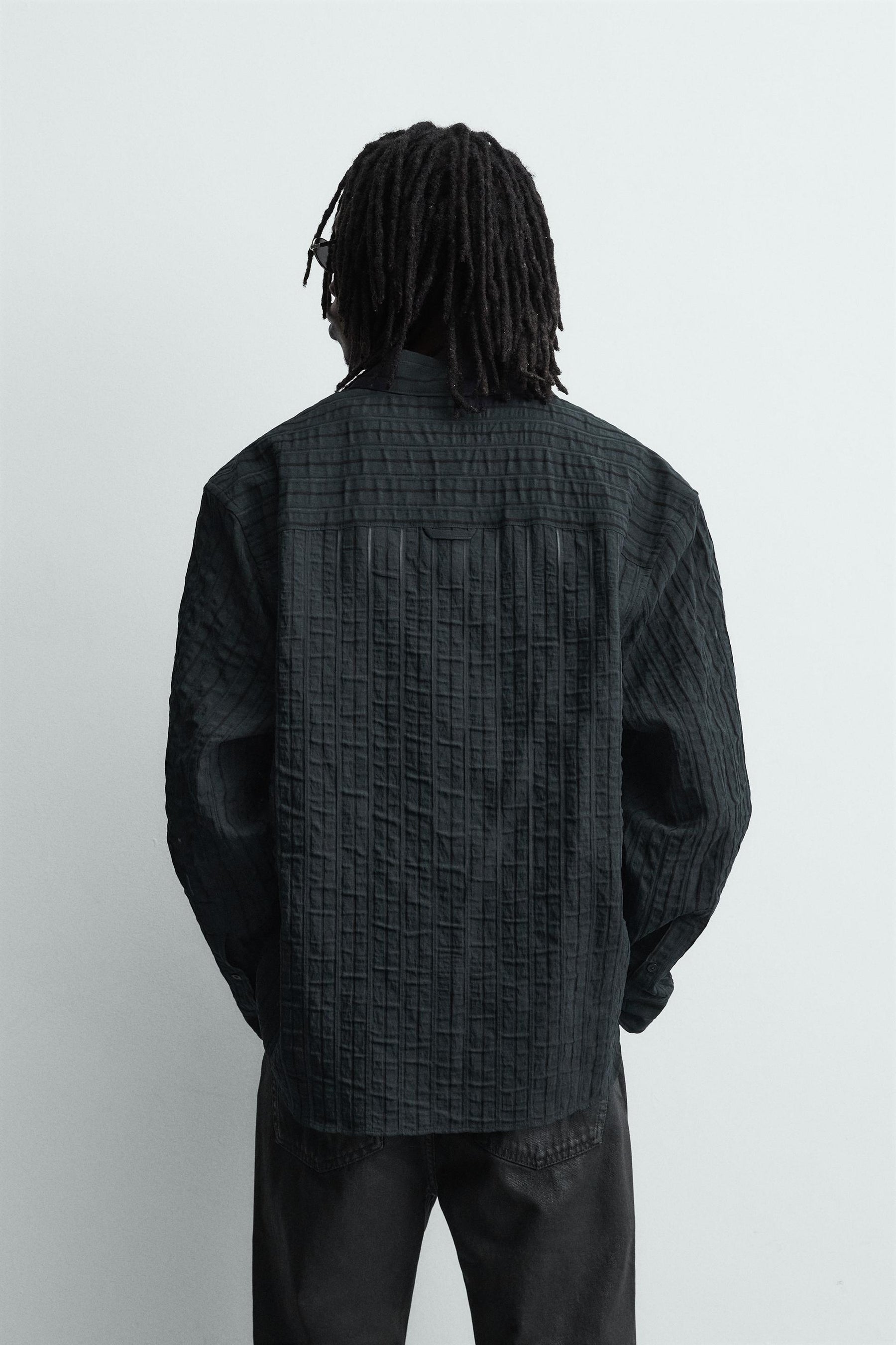 STRIPED JACQUARD SHIRT - Image 3