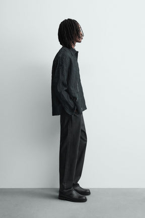 STRIPED JACQUARD SHIRT - Image 4