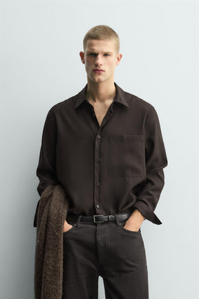 FLOWING SHIRT WITH POCKET - Image 2