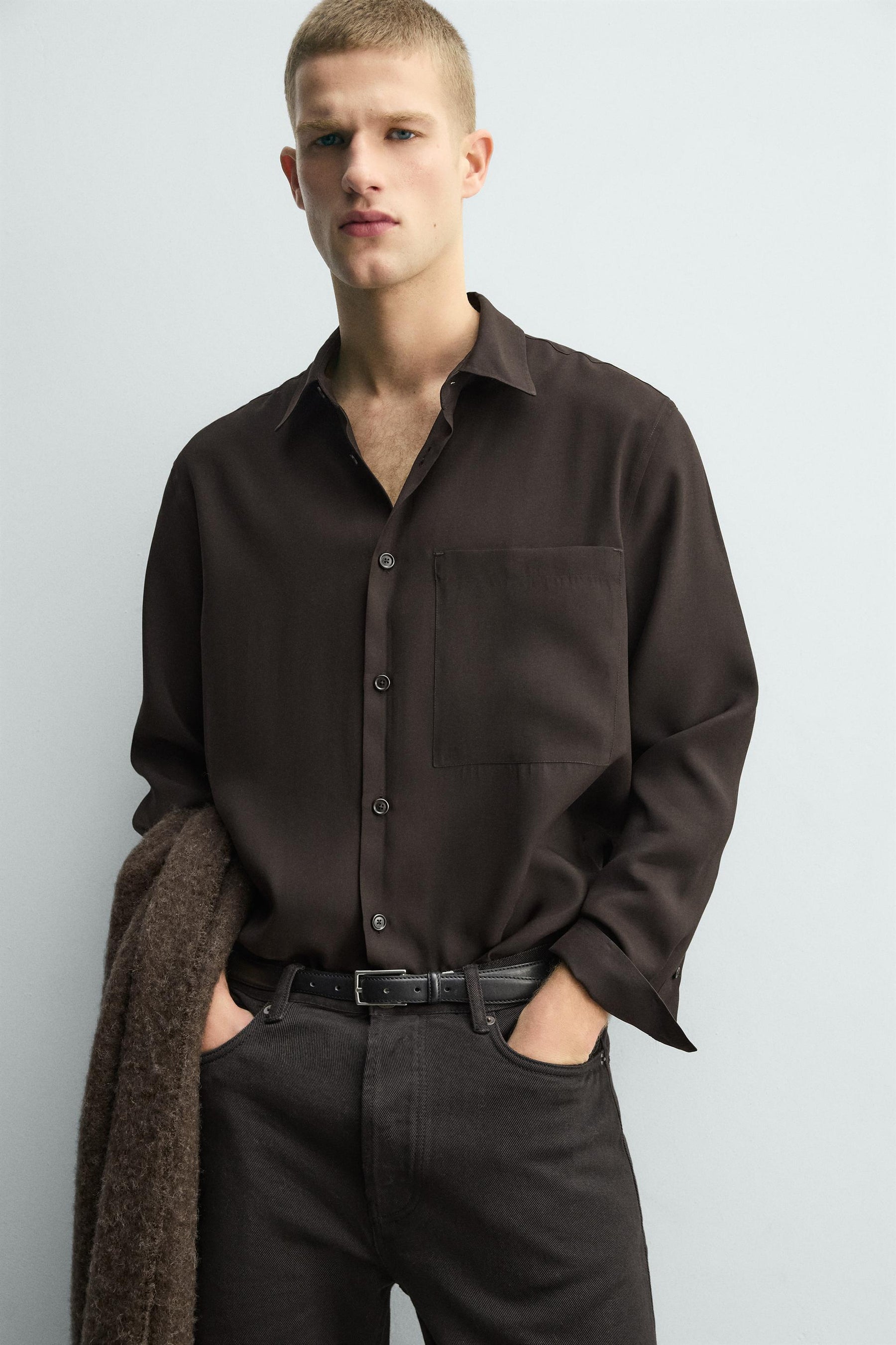 FLOWING SHIRT WITH POCKET - Image 6