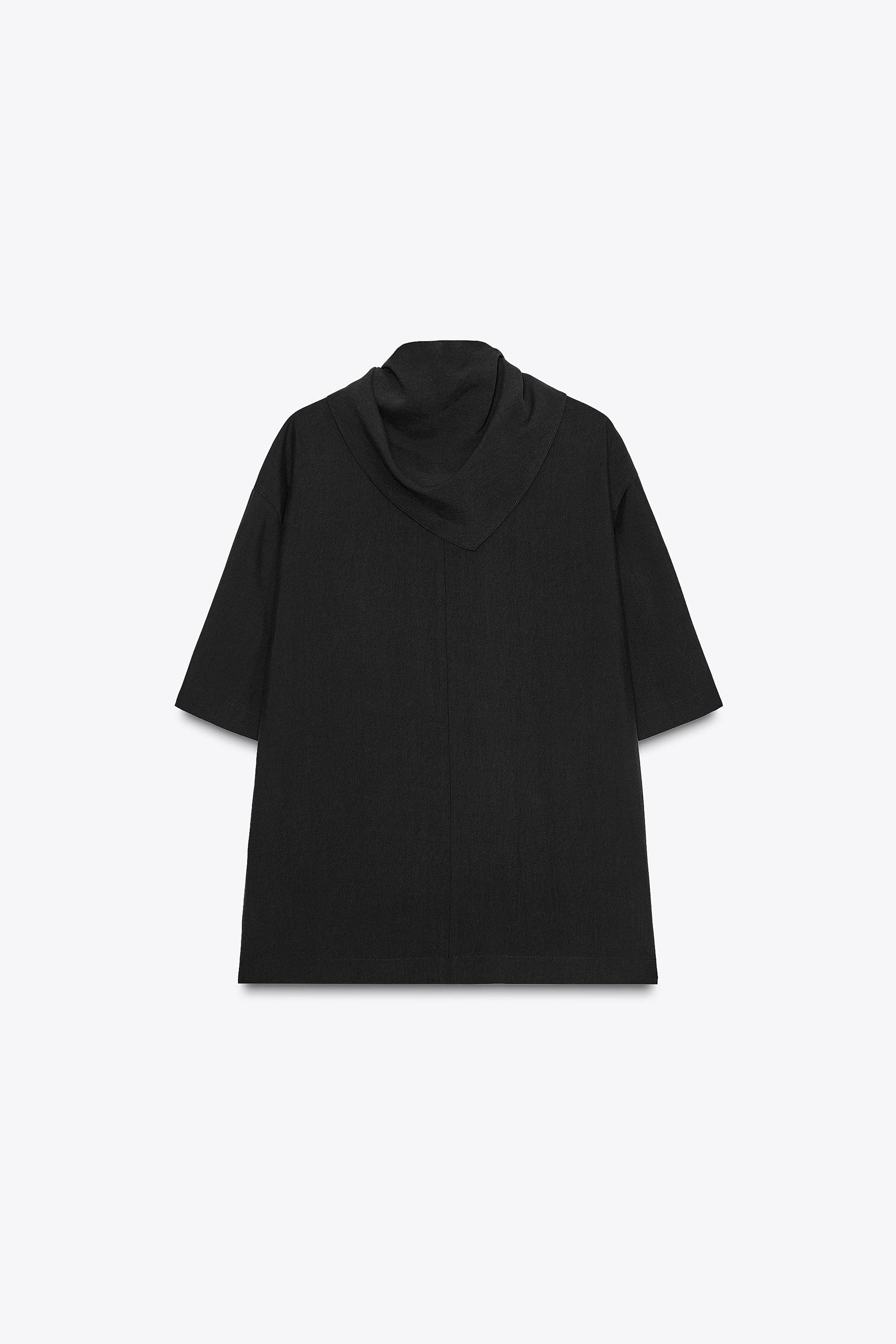 Flowing Blouse with Scarf