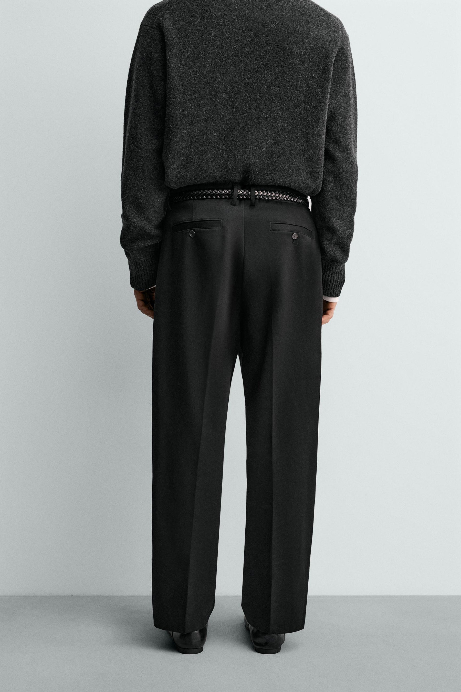 Pleated Relaxed Trousers