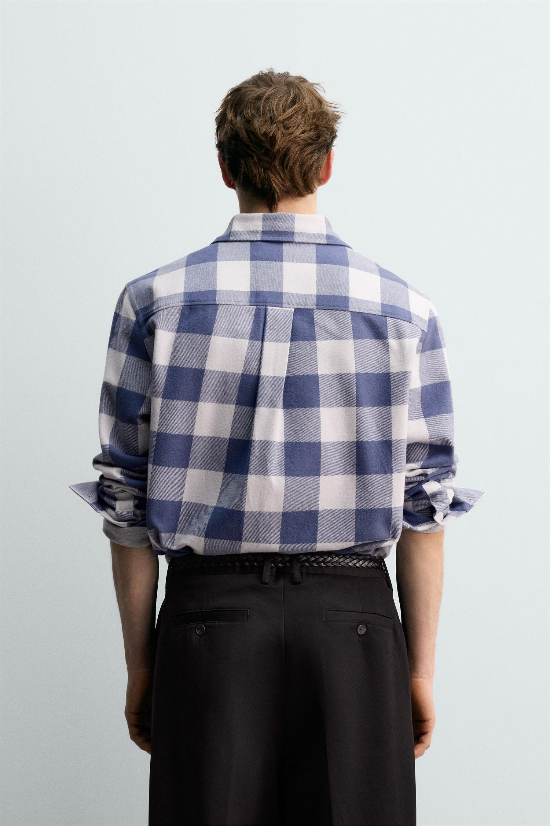 CHECK FLANNEL SHIRT AARON LEVINE X - Image 3