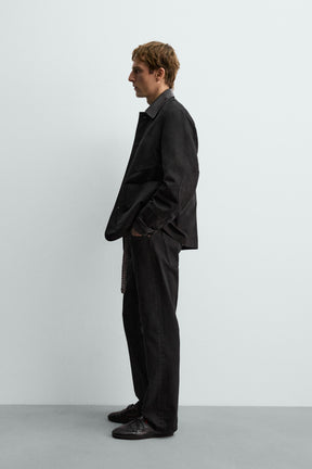 Mixed Leather Jacket