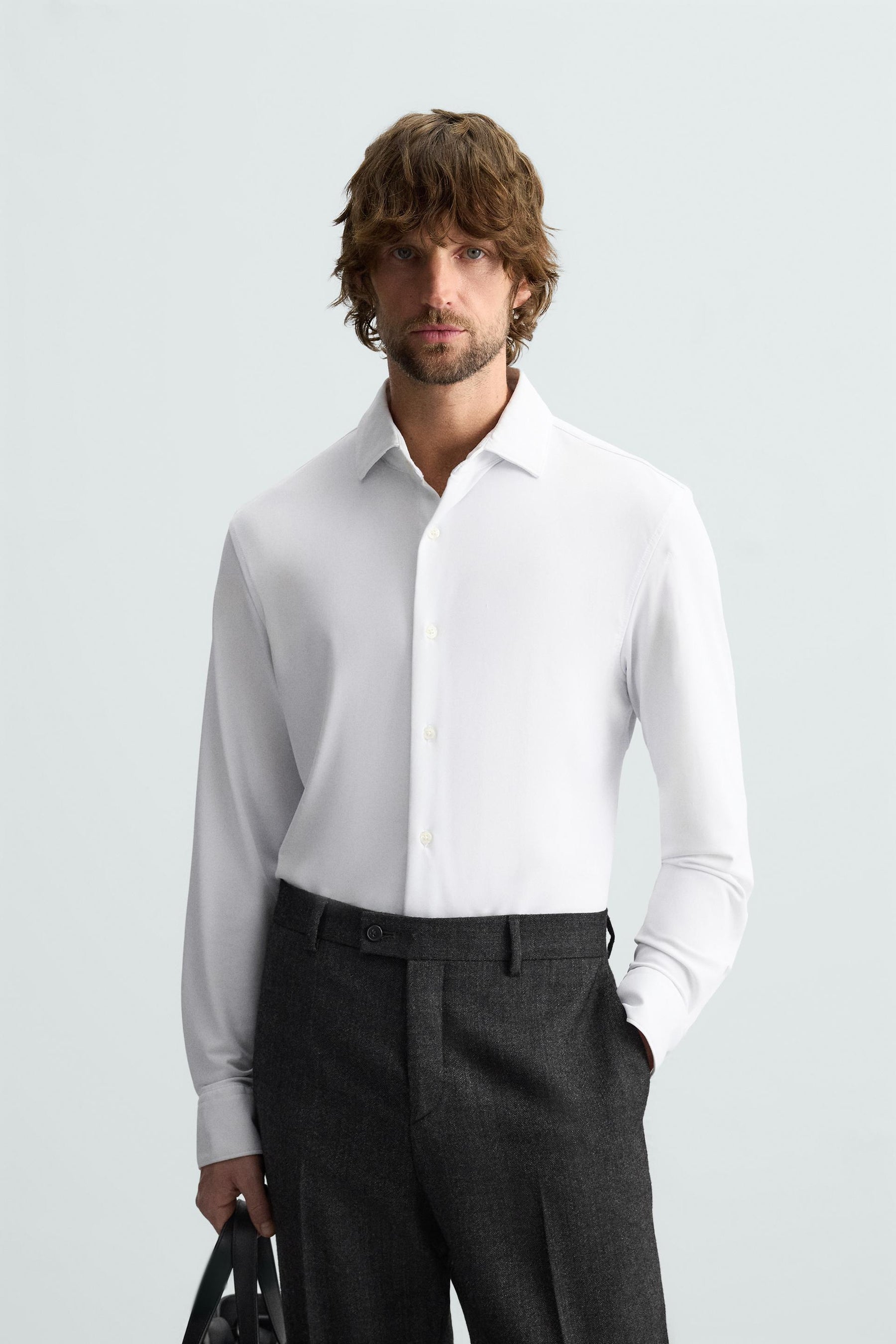 TEXTURED STRETCH SHIRT - Image 2