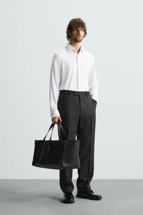 TEXTURED STRETCH SHIRT - Image 1